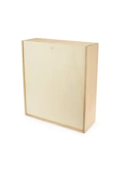 Twine 3-Bottle Wood Wine Box