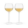 Twine Linger Crystal White Wine Glass Set