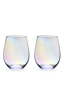 Twine Luster Stemless Wine Glass Set -Twine Outlet Store Belk 918