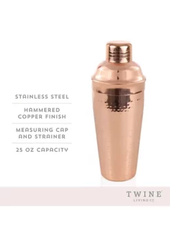 Twine Hammered Copper Cocktail Shaker -Twine Outlet Store Belk 924