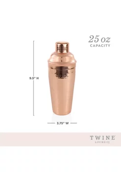 Twine Hammered Copper Cocktail Shaker -Twine Outlet Store Belk 925