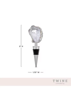 Twine White Geode Bottle Stopper -Twine Outlet Store Belk 930