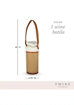 Twine Single Insulated Wine Bag -Twine Outlet Store Belk 988